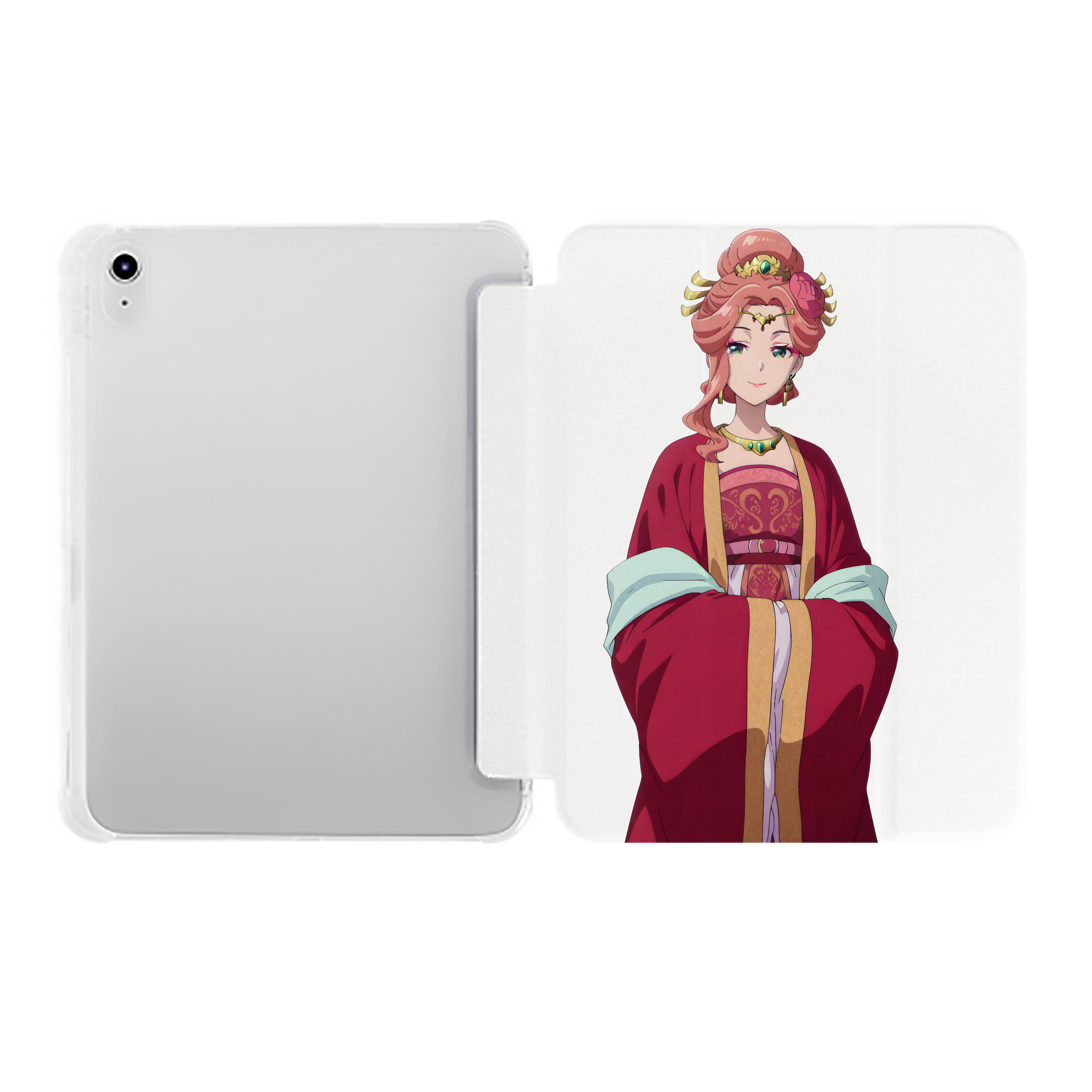 （画像用） 薬屋のひとりごと The Apothecary Diaries IPad ケース ペン収納付き 三つ折りスタンド PUレザー×シリコン 対応機種9.5/10.5/10.9インチ